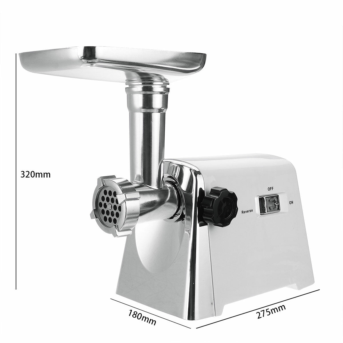 2800W Electric Meat Grinder Sausage Food Stuffer Maker Stainless Steel Kitchen