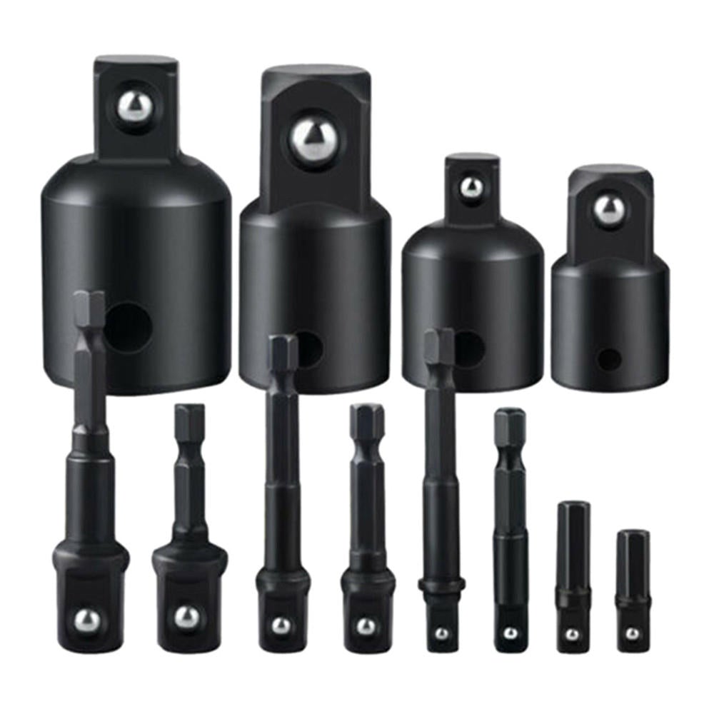 7pcs/12pcs Ratchet Wrench Socket Adapter Set Drive Socket Reducer Air Impact Adapter Wrench Extensor Rod