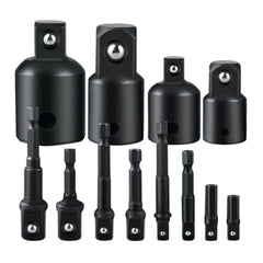 7pcs/12pcs Ratchet Wrench Socket Adapter Set Drive Socket Reducer Air Impact Adapter Wrench Extensor Rod