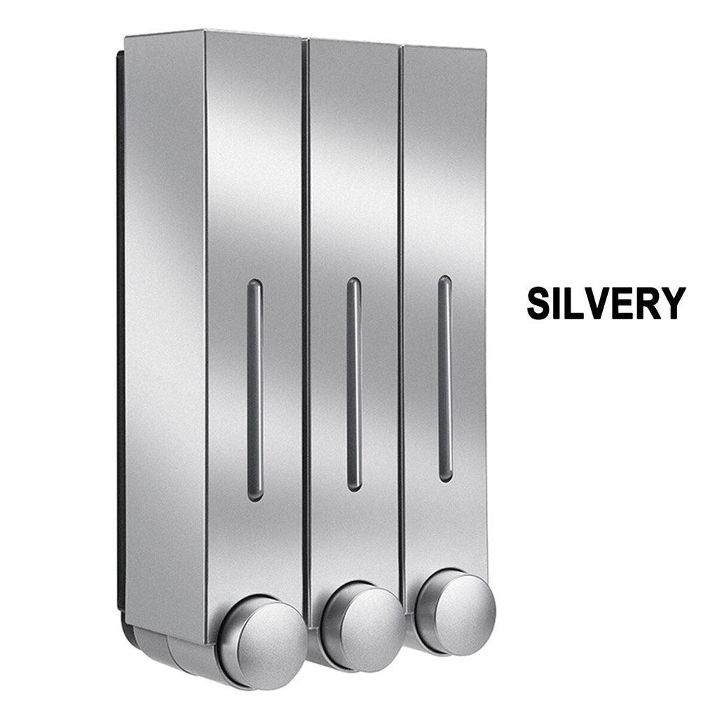 Bathroom Liquid Soap Dispenser Wall Mounted For Kitchen Plastic 350ml Shower