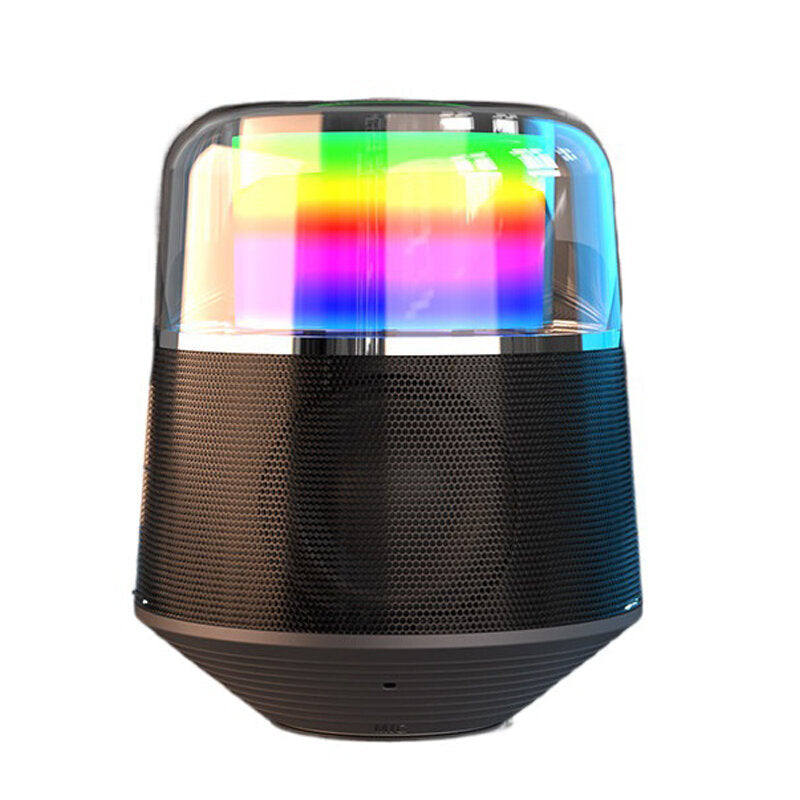 Bluetooth 5.0 Speaker RGB Colorful Light Music Player 3D Stero Loundspeakers Handsfree Wireless Speaker