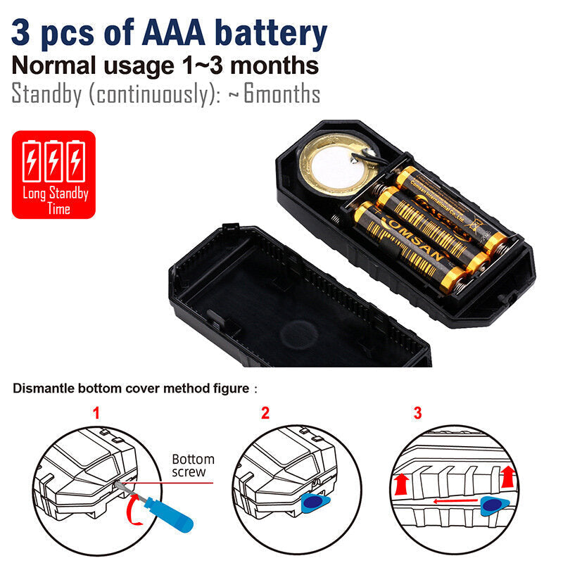 Vibration Alarm Induction Three-speed Adjustable Volume Waterproof Alarm For Bicycle