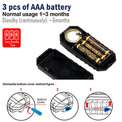 Vibration Alarm Induction Three-speed Adjustable Volume Waterproof Alarm For Bicycle