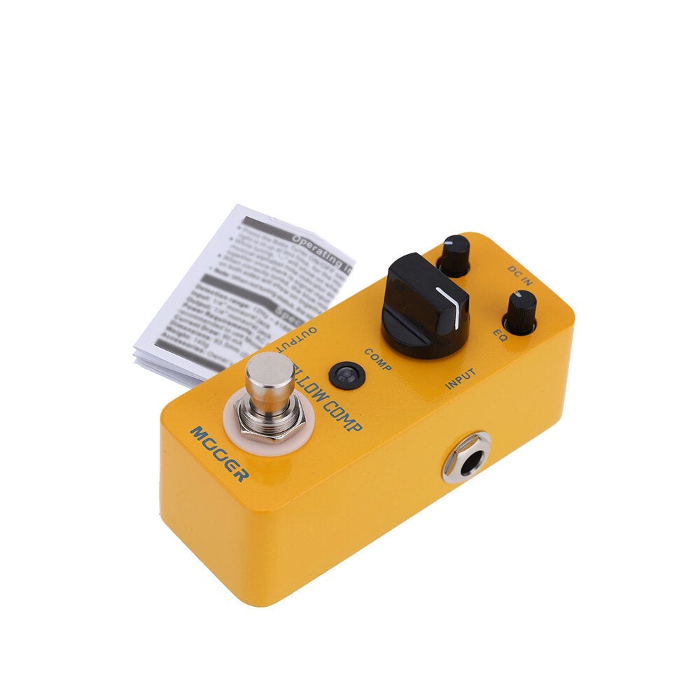 Yellow Comp Micro Mini Classic Optical Compressor Effect Pedal True Bypass Full Metal Shell Guitar Accessories