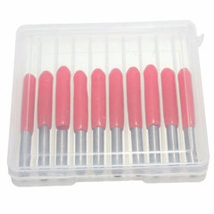 10Pcs 0.1mm 30Degree Carbide PCB Board Engraving Bits CNC Router Tool V-shape