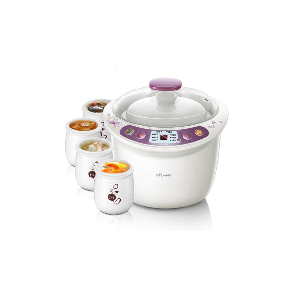 3.5L/500W Multi-function Electric Stew Cooker Kitchen Electric Steamer With 5 Cooker