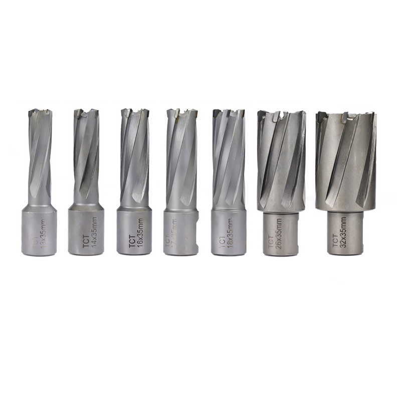 Annular Cutter 13/14/16/17/18/26/32mm Carbide Tip Magnetic Drill Bit Weldon Shank Hollow Core Hole Saw Cutter