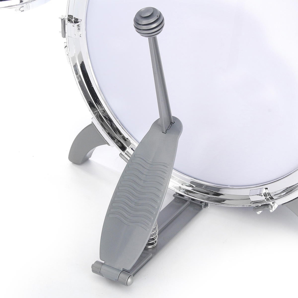 Kids Jazz Drum Set Kit Musical Educational Instrument 5 Drums 1Cymbal with Stool Drum Sticks Percussion Instrument