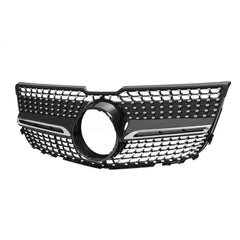 Diamond Black Front Grille Grill For Mercedes Benz