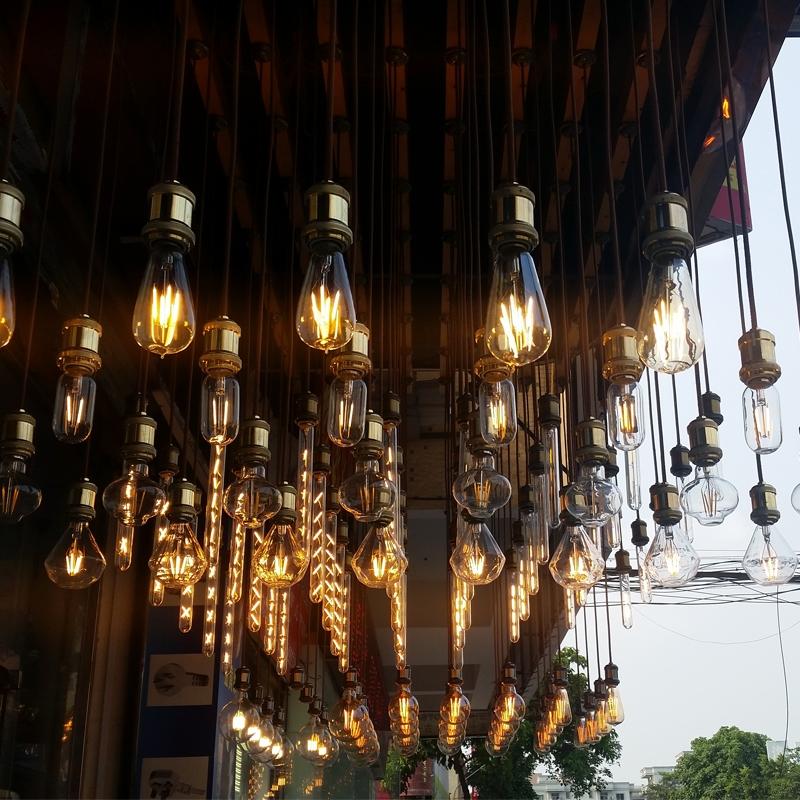 4W E27/B22 Vintage Retro Industrial LED COB Edison Filament Incandescent Light Bulb