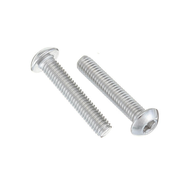 M3SH6 50Pcs M3 Stainless Steel Hex Socket Button Round Head Cap Screw Bolts 4-20mm Optional Length