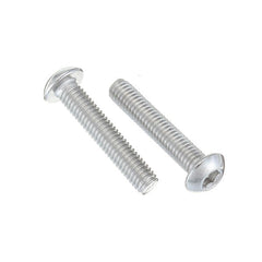 M3SH6 50Pcs M3 Stainless Steel Hex Socket Button Round Head Cap Screw Bolts 4-20mm Optional Length