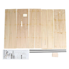 DIY RC Speed Boat Kit Wooden Sponson Outrigger Shrimp Model