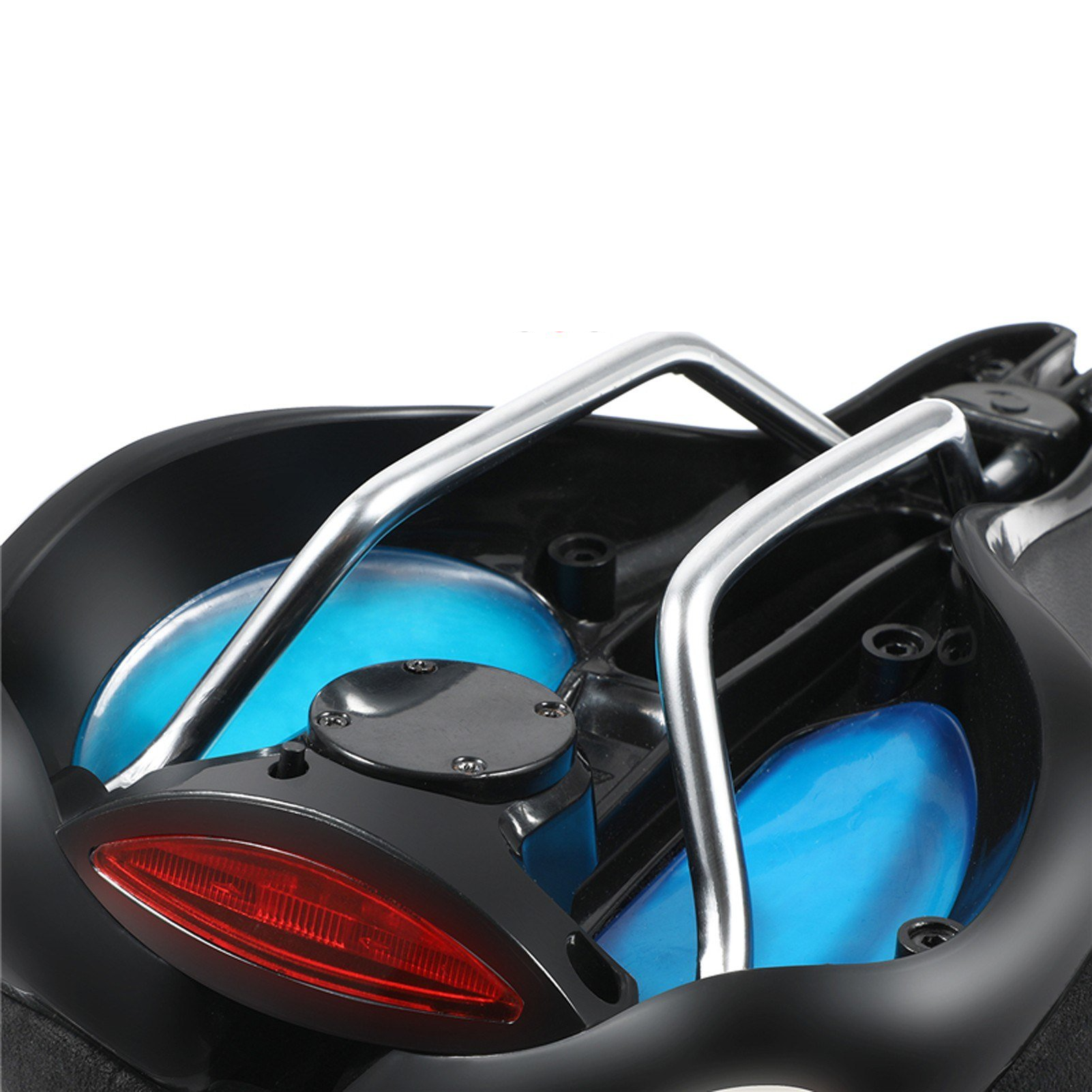 Bicycle Saddle With Taillight Cycling Cushion Shockproof Breathable Bike Rear Light