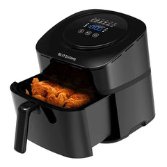 Smart Air Fryer with APP Control, 6L Large Capacity, Air Fryer Recipes, Temperature Control, Removable Basket