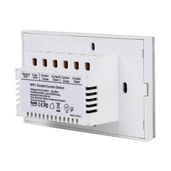 Wifi Switch Dual Track Control Switch Screen Window Curtain App Control Smart Switch 110-240V 2.4 GHz