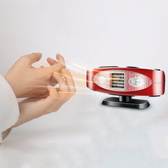 2 in 1 Car Heater Windscreen Defogger Defroster Heating Cooling Fan Hot and Cold Dual Use