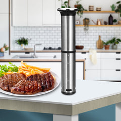 Waterproof Sous Vide Cooker Thermal Immersion Circulator 1200W LED Digital Timer Temperature Display