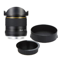 8mm F/3.0 Manual Ultra Wide Angle Fisheye Lens for Canon for Nikon DSLR Camera