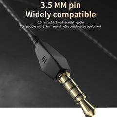In-Ear Heavy Hi-Fi Bass Stereo Music Wired Earphones Subwoofer Sport Earpiece With Microphone