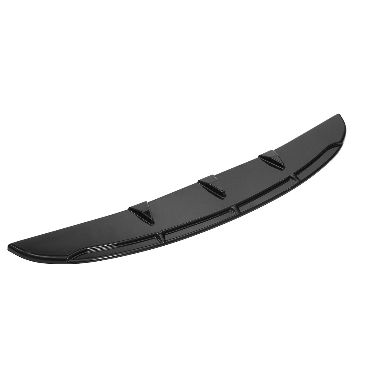 For Car Universal Glossy Black Front Bumper Lip Body Kit Spoiler