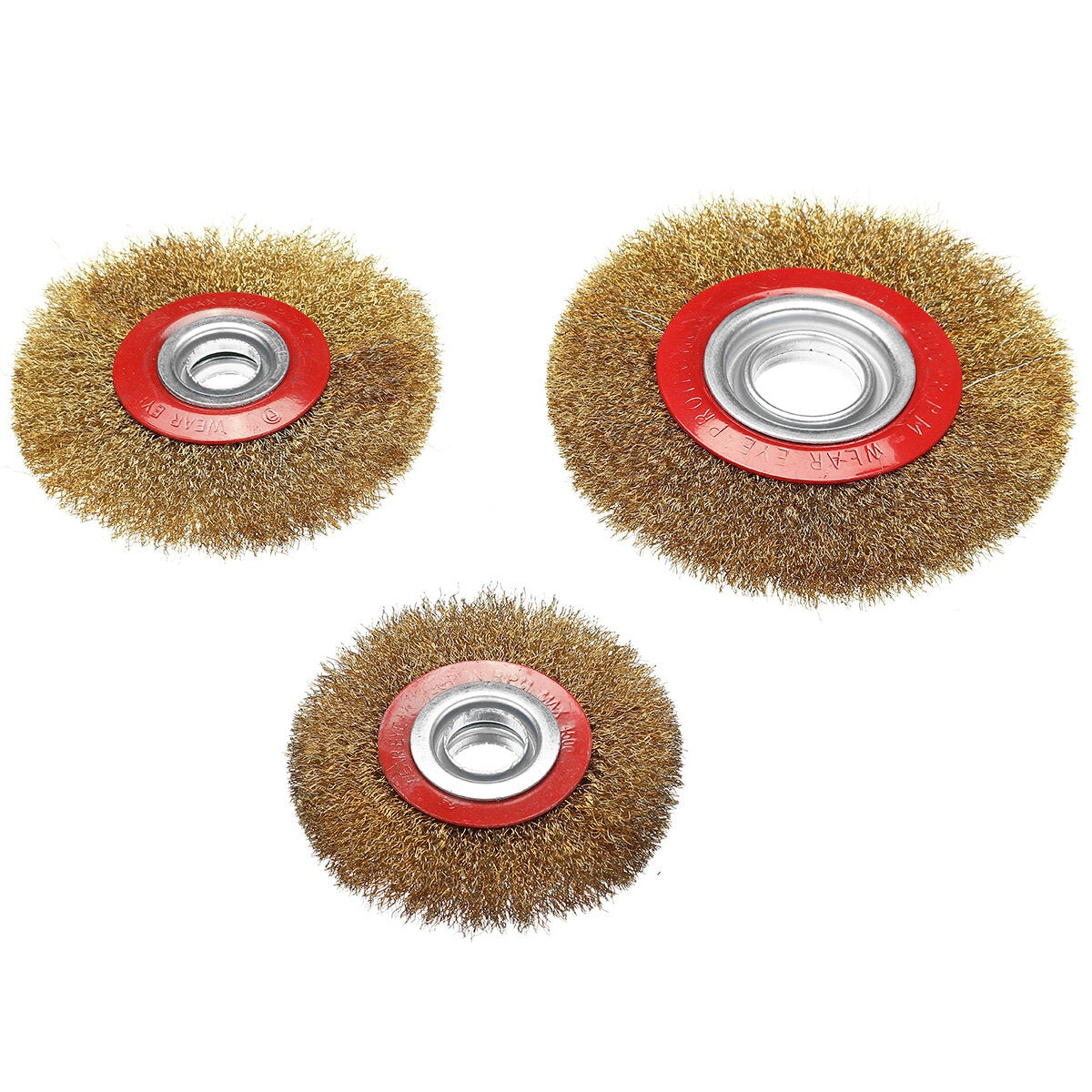 4/5/6 Inch Steel Flat Wire Brush Wheel Polishing Sanding Wheel for Angle Grinder