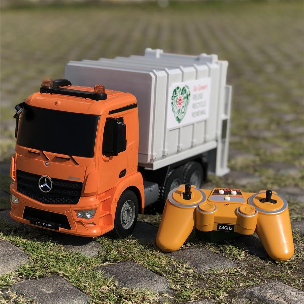 2.4G 8CH RC Car EP Cleaning Garbage Truck with LED Light RTR Model