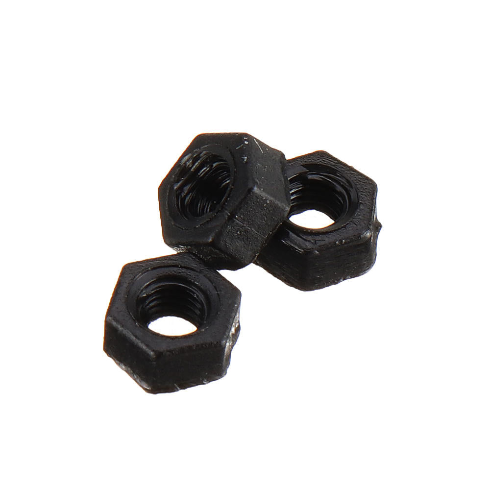 M3NP3 500Pcs M3 Nylon Screw Bolt Black Round Cross Screw Hex Nut Spacer Nylon PCB Assortment