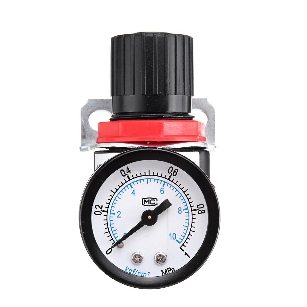Air Pressure Regulator Pneumatic Pressure Regulator Valve G1/4 Port for Compressed Air System