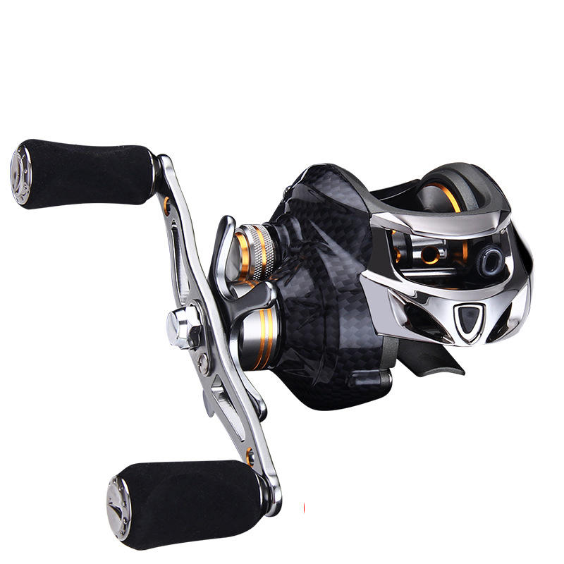 18+1BB Carbon Fiber Baitcasting Fishing Reel 8KG Drag Left / Right Hand Fishing Wheel