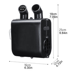 850W Car Truck Portable Auto Heater Heat Cooling Fan Defroster Demister