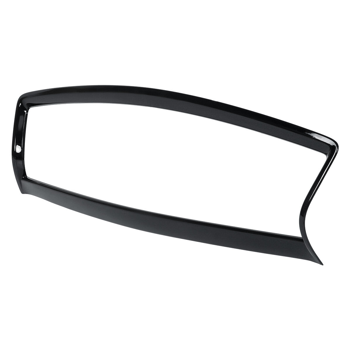 Glossy Black Front Grill Outline Trim Cover Overlay