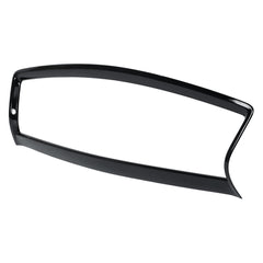 Glossy Black Front Grill Outline Trim Cover Overlay