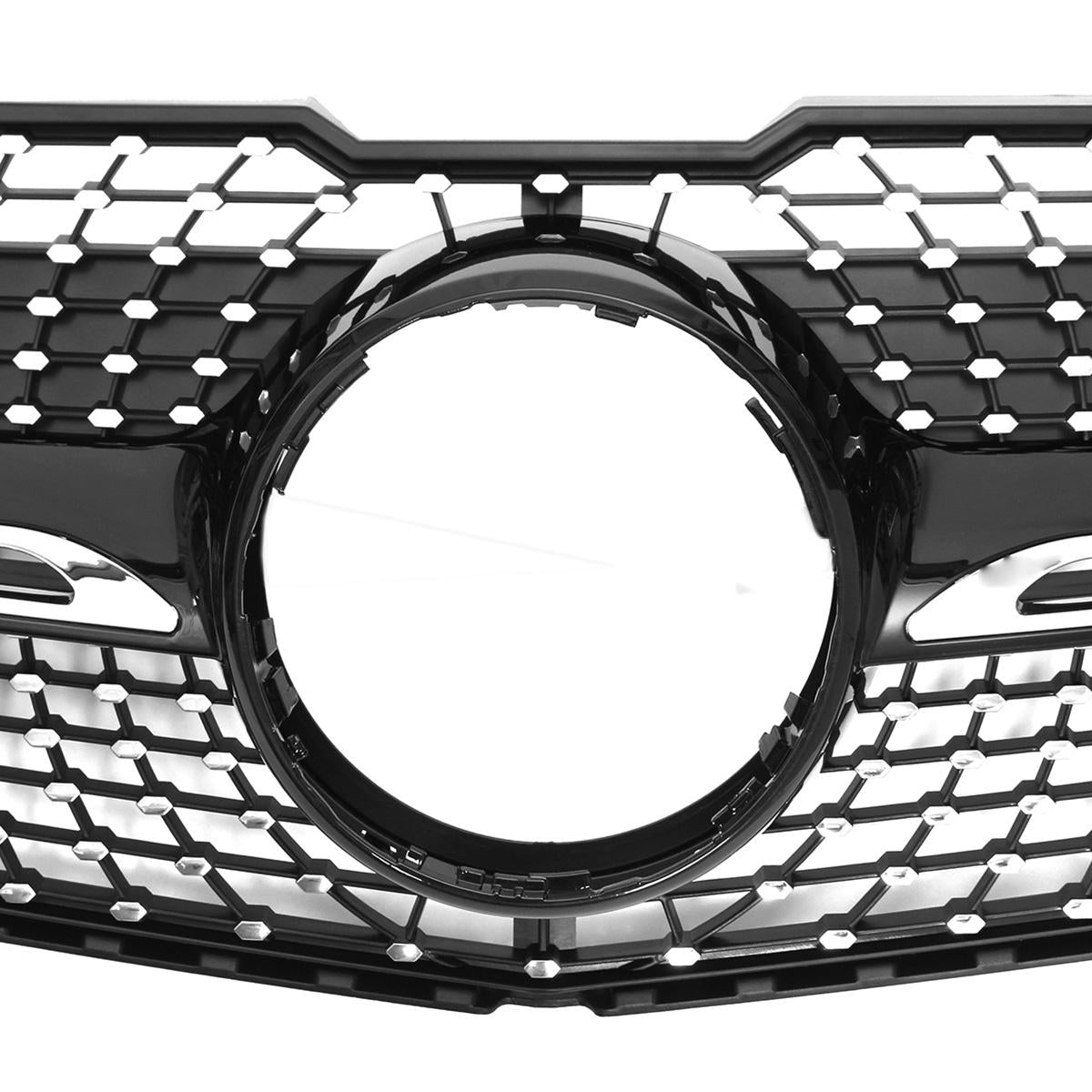 Diamond Black Front Grille Grill For Mercedes Benz