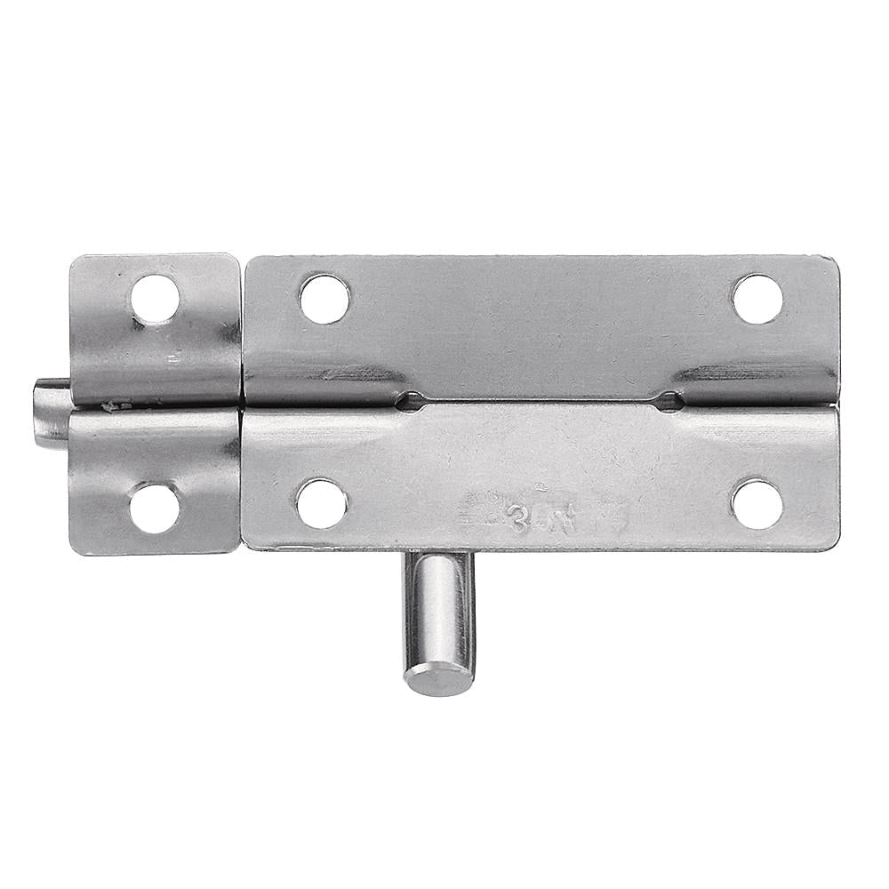 Stainless Steel Door Latch Sliding Lock Barrel Bolt Hasp Staple Gate Safety Lock with Padlock Hole