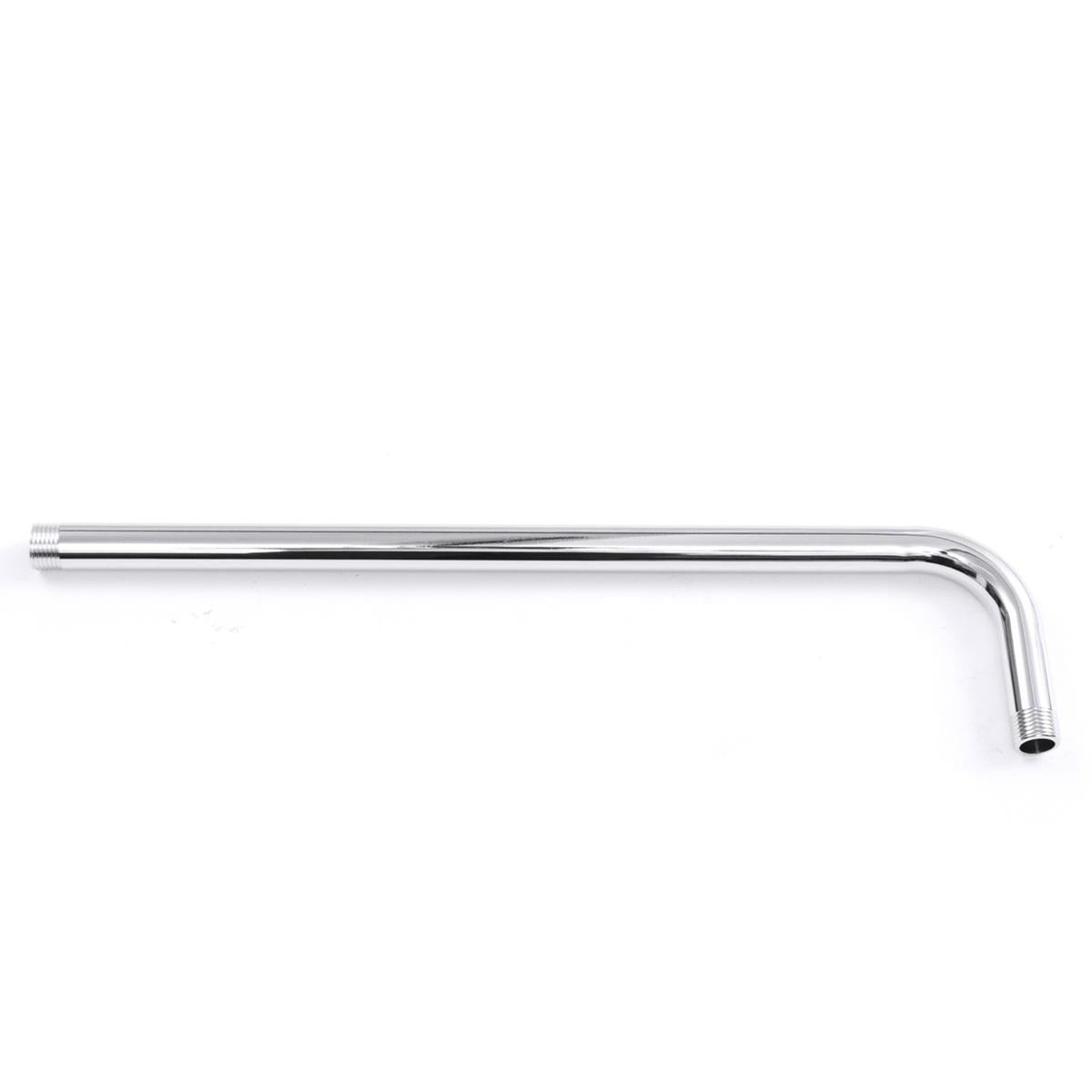475mm Long Shower Arm Bottom Entry Wall Mounted Head Extension With Copper Base