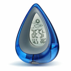 Creativity Water Energy Alarm Clock Large LCD Screen Weather and Humidity Display Water Power Clock