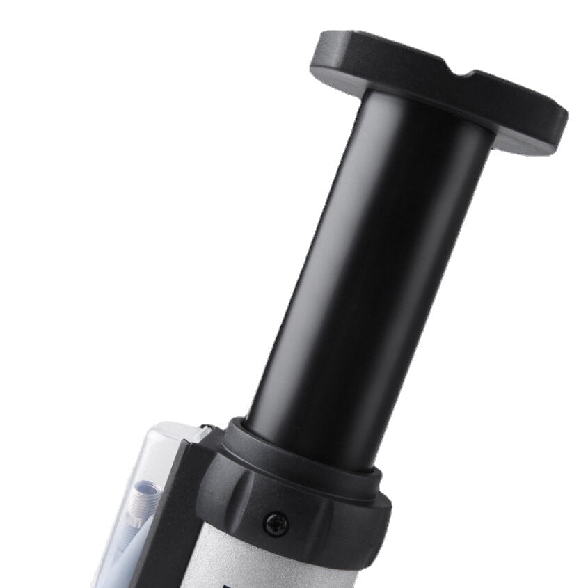 Portable Bike Pump Bicycle Floor Pump Foot Activated Bicycle Tire & Air Pump with Needle, Presta Schrader Valves