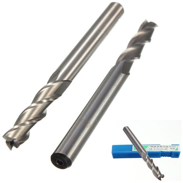 5pcs 6mm x 3 Flute HSS End Mill Cutter