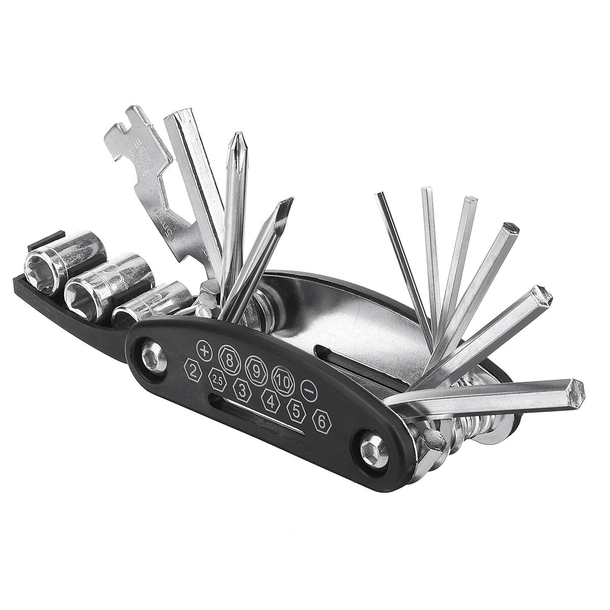 12PCS/Set Bicycle MTB Repair Patch Tools Kit Bike Cycle Inner Tube Tyre Puncture Repair Bike Pump + Allen Key + Crowbars