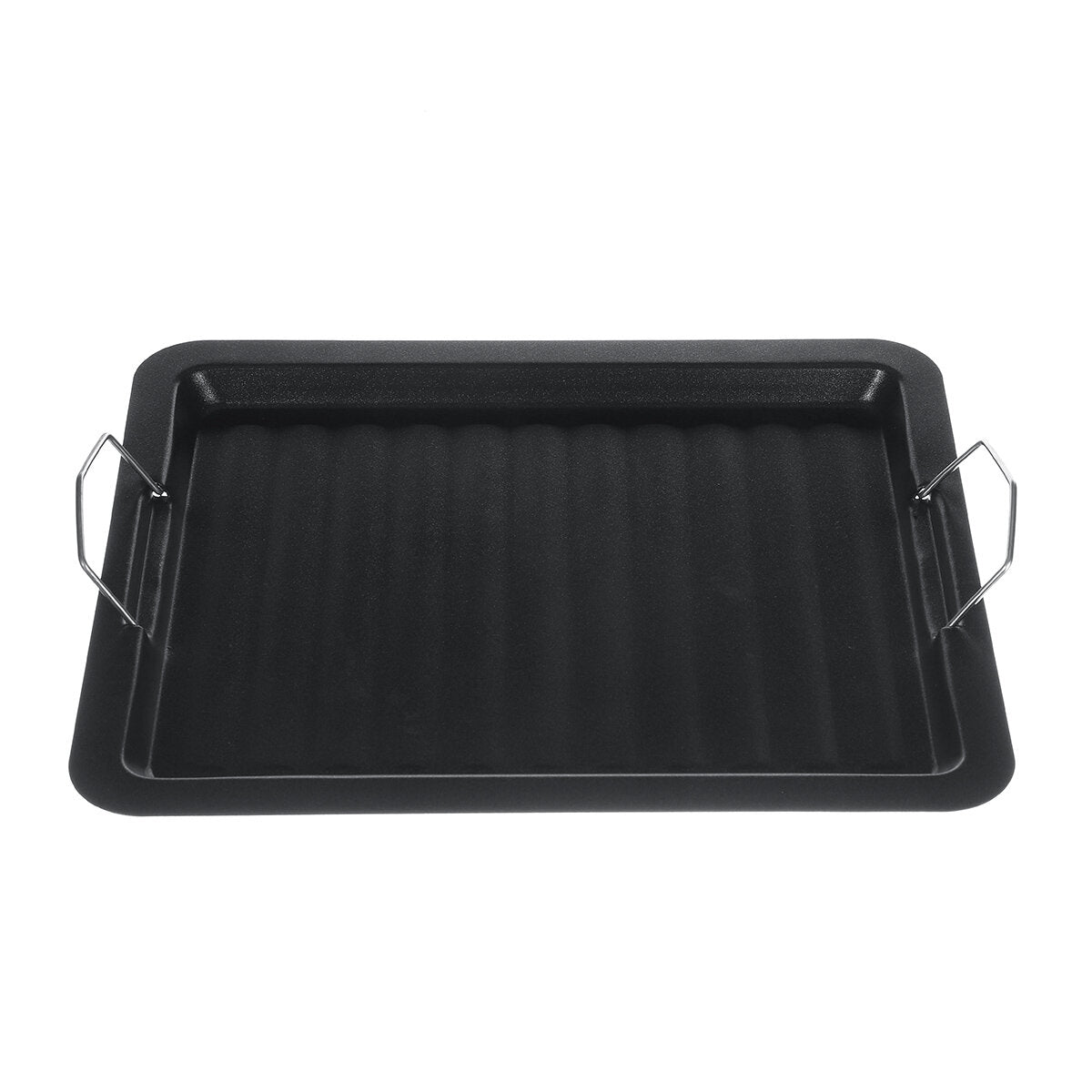 BBQ Grill Pan Steel Plate Non Stick Griddle Plate Cooking Frying Skillet