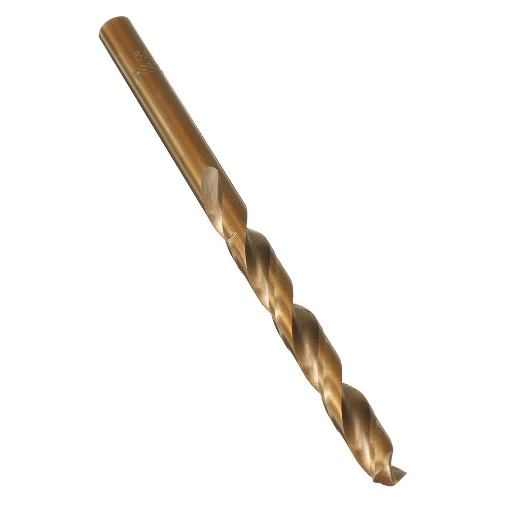 10Pcs 1-10mm High Speed Steel M35 Straight Shank Twist Drill Bits Set Quick Change Regular Drilling Tools with Plastic Box