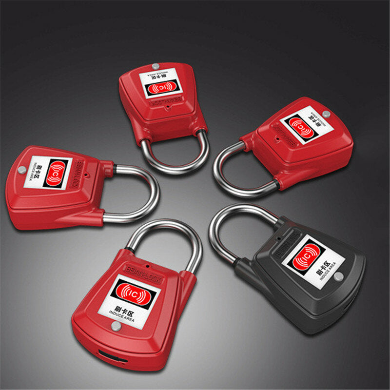Padlock IC Card Zinc Alloy Waterproof Lock Property Management Door Lock