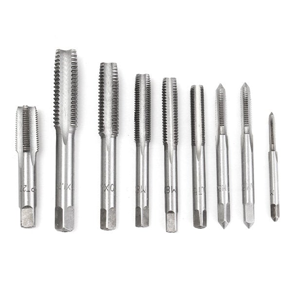 40pcs M3-M12 Screw Thread Metric Plugs Taps Tap Wrench Die Set
