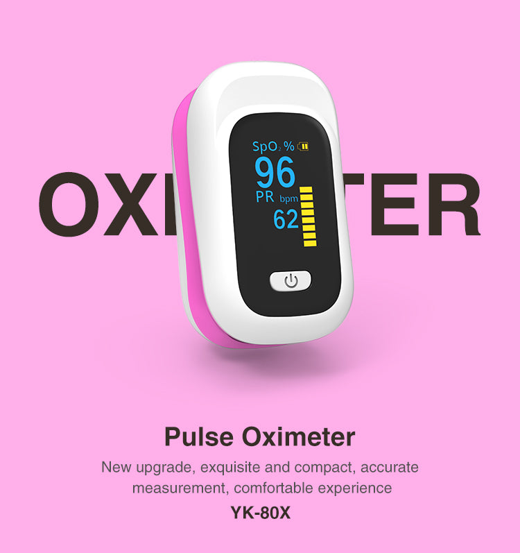 Mini OLED Finger-Clamp Pulse Oximeter Home Heathy Blood Oxygen Saturation Monitor