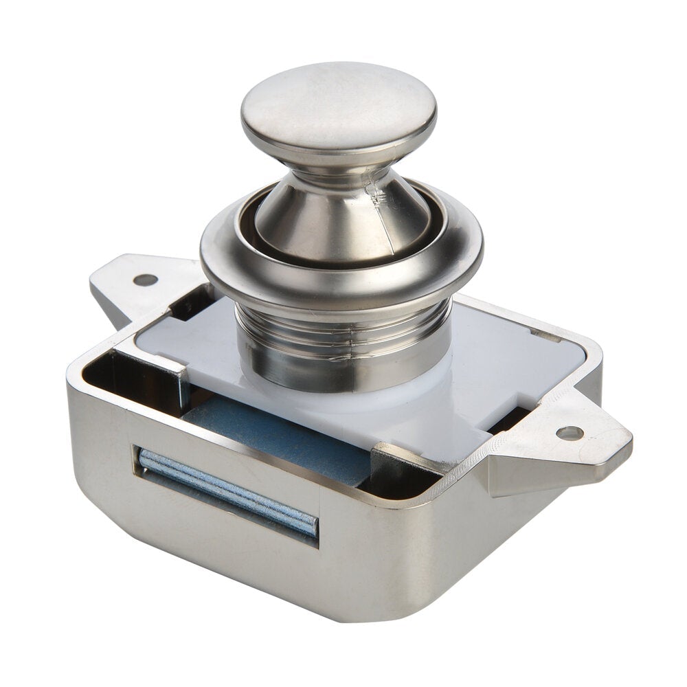 Camper Car Push Lock RV Caravan Boat Motor Home Cabinet Drawer Latch Button