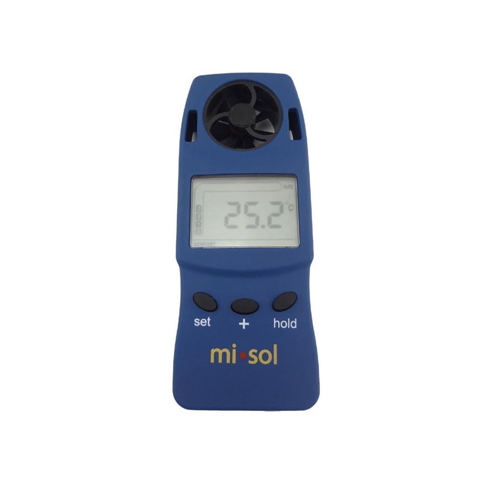 1 UNIT Of Weather Station Handheld Anemometer With Tripod Wind Speed Wind Chill Thermometer