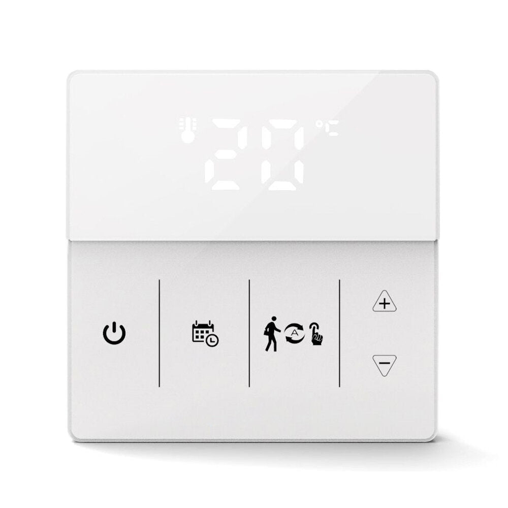 WiFi Intelligent Floor Water Heating / Boiler Temperature Controller Mobile Phone App Remote Control Panel Voice Control Support Alexa Google Home