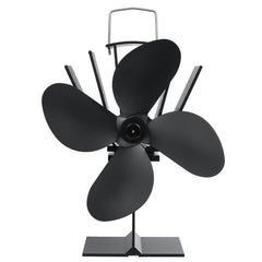 4 Blades Fireplace Fan Stove Fan Heated Fan Heat Powered Eco Fan