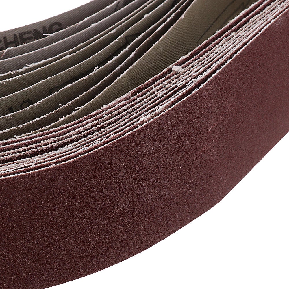 10pcs 60/120/150/240 Grit 40mm x 680mm Sanding Belt for Grinding Machine